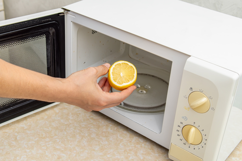 Citrus Clean Microwave Makeover in Minutes